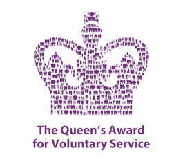 The Queens award for voluntary service Logo